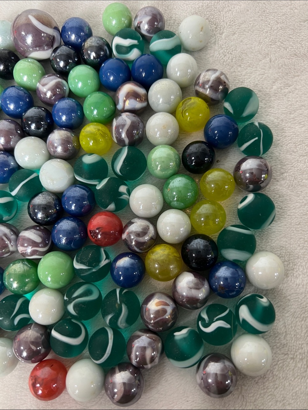 Colorful Glass Marbles Mix - Picture 3 of 3